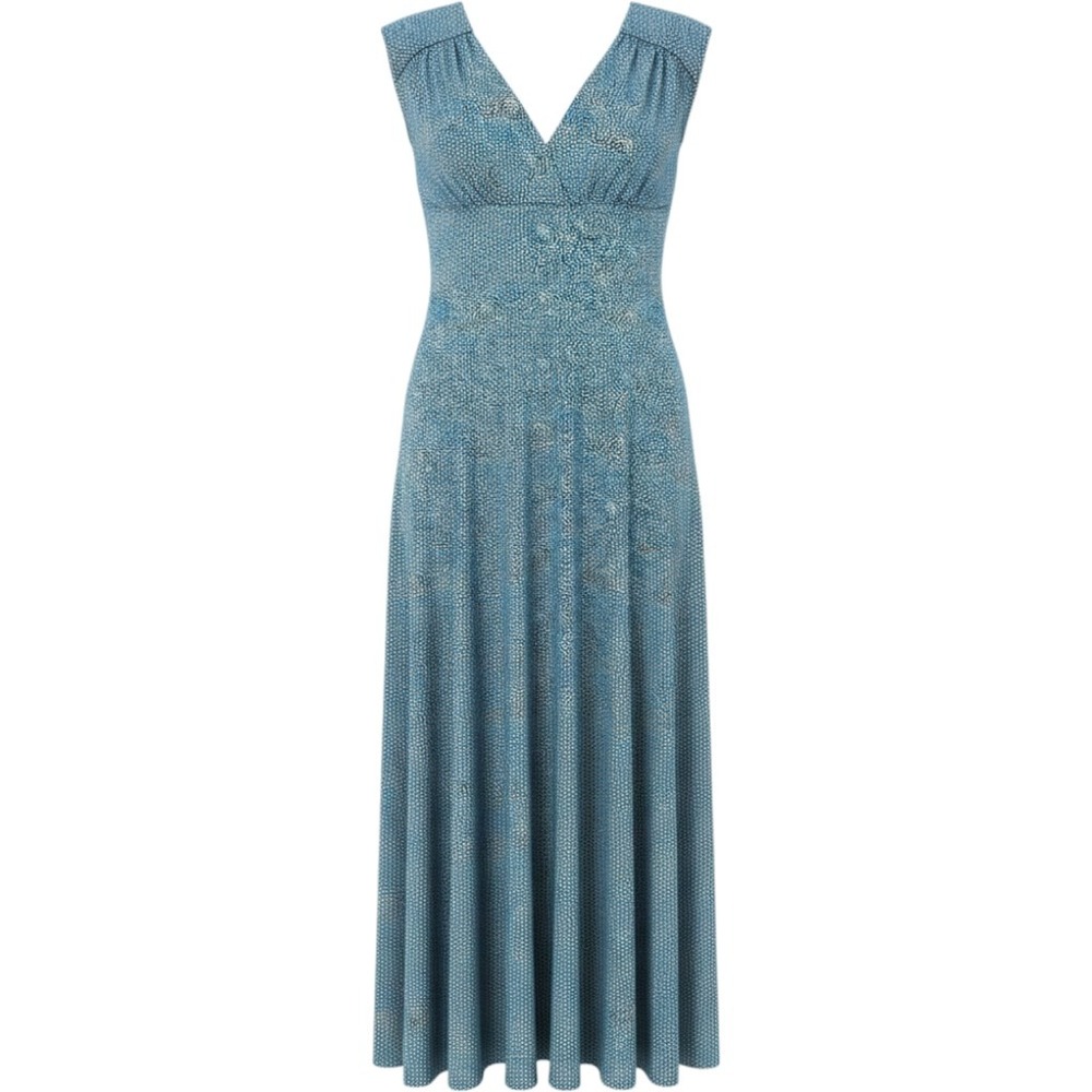 Karina Maxi Dress 2X Babydoll V Neck Summer Party Festival Flowy Comfort